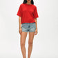 Cashmere Waffle Mesh Tee