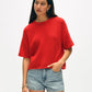 Cashmere Waffle Mesh Tee