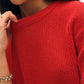 Cashmere Waffle Mesh Tee