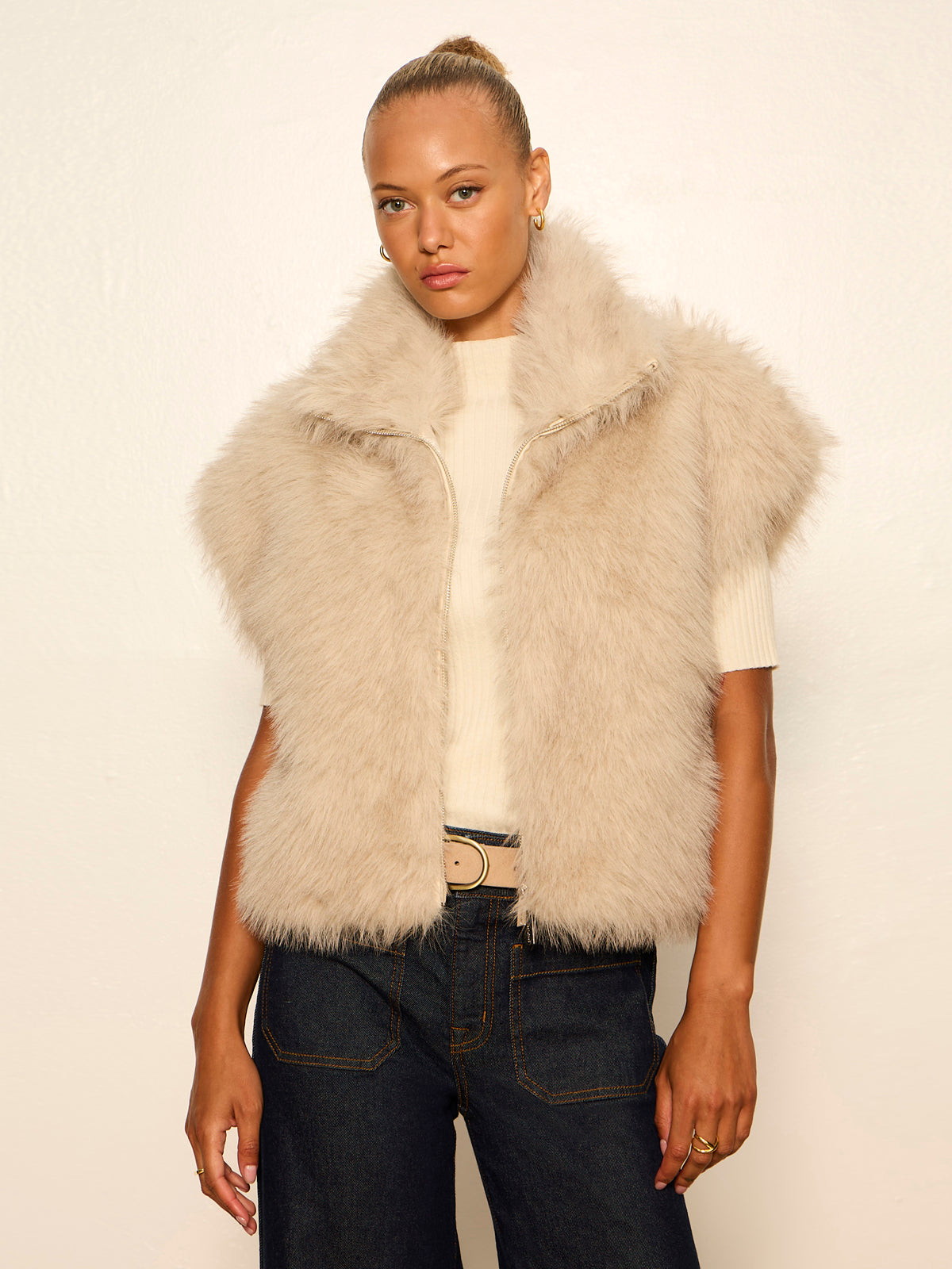 Silky Fur Vest