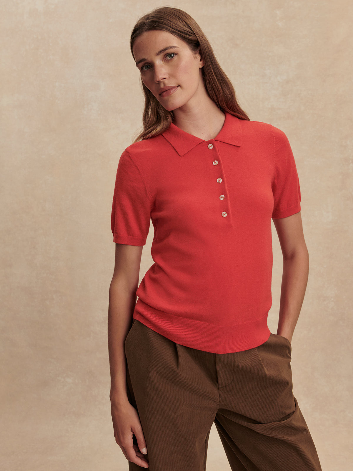 Toni Fine Knit Polo
