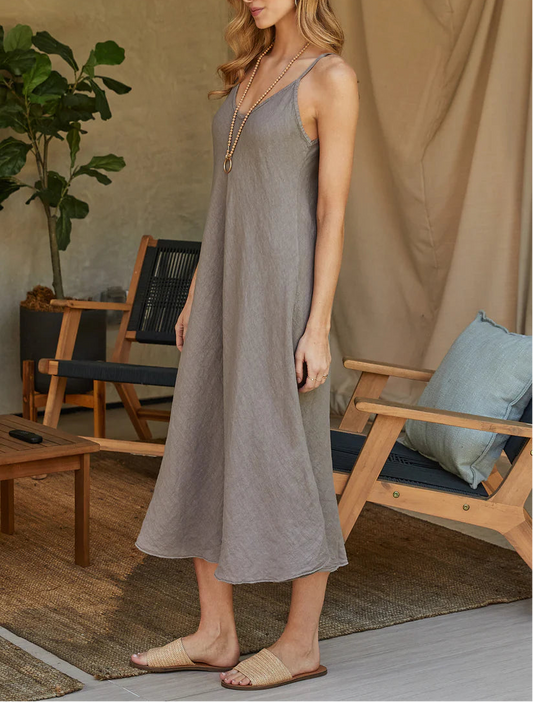 Italian Linen Maxi Slip