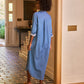 Maxi Shirtdress - Denim