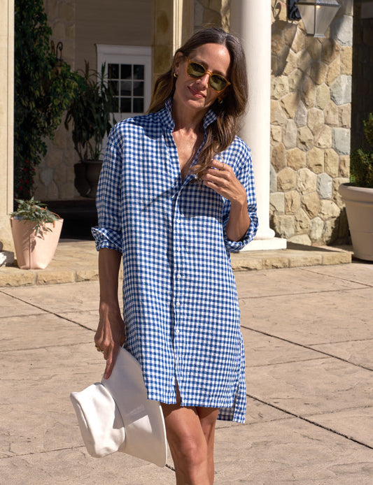 HUNTER Step-Hem Shirtdress