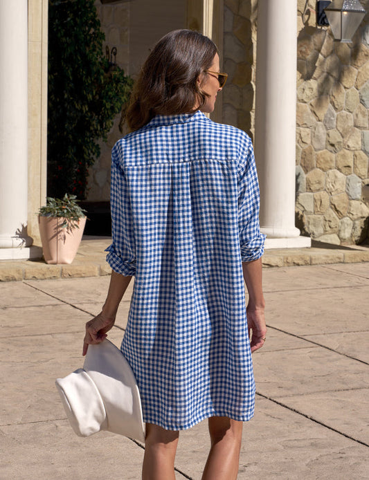 HUNTER Step-Hem Shirtdress