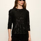 3/4 Sequin Mode Tee