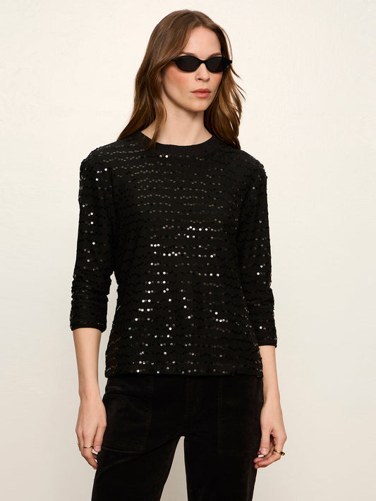 3/4 Sequin Mode Tee