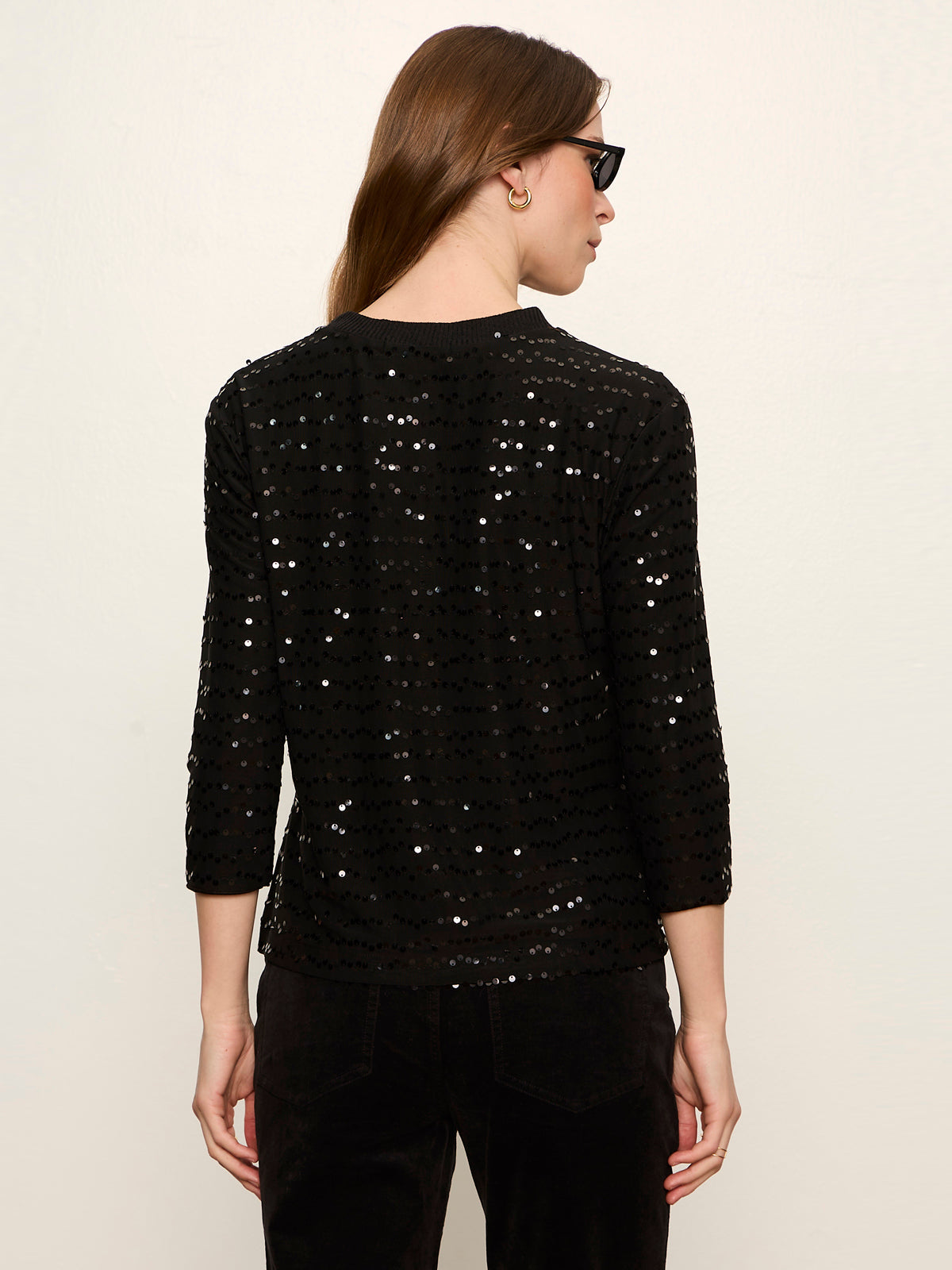 3/4 Sequin Mode Tee