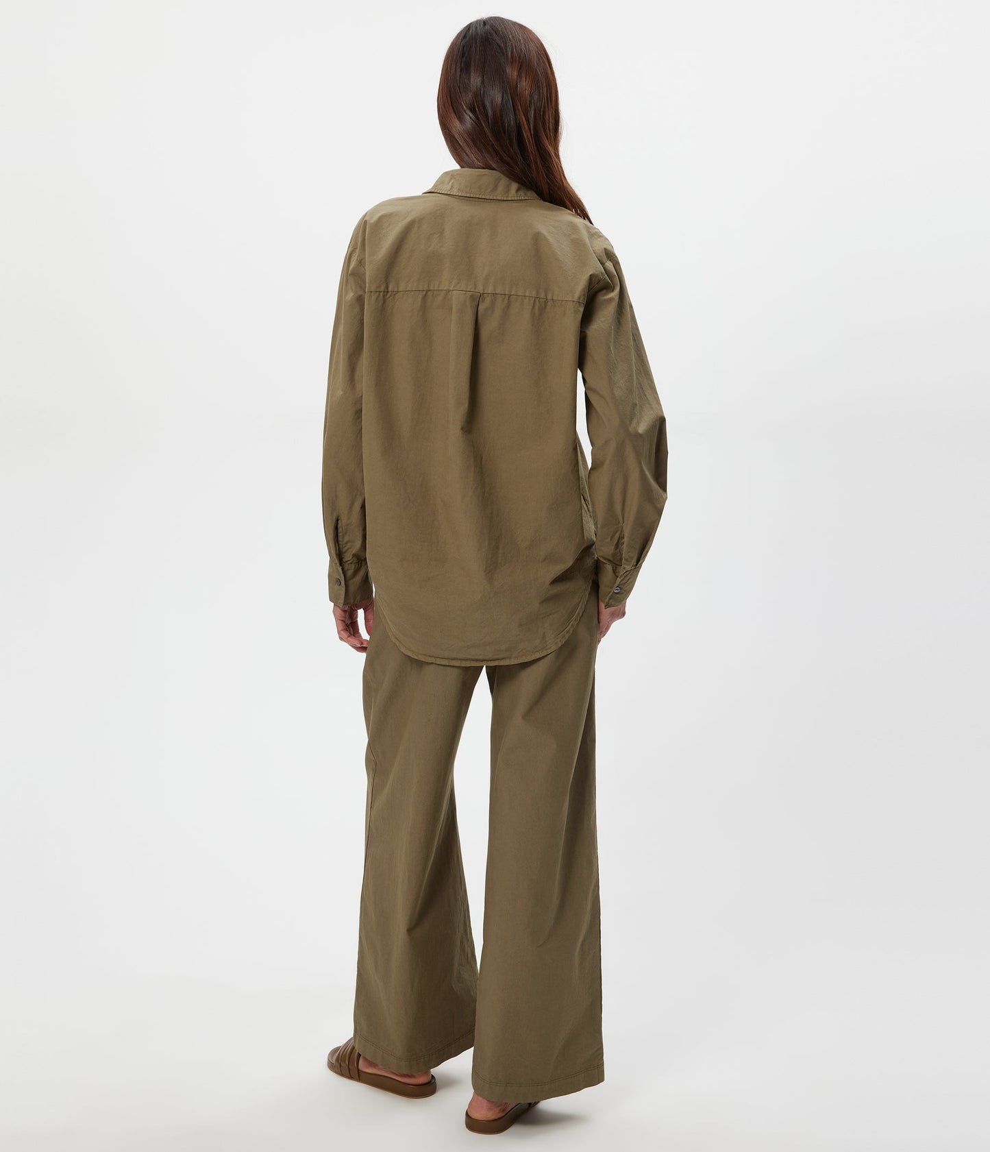 Elastic Wide Leg Pant
