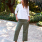 Italian Wide Leg Chino