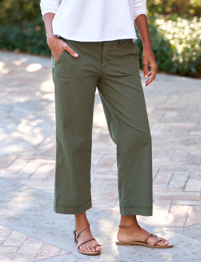 Italian Wide Leg Chino