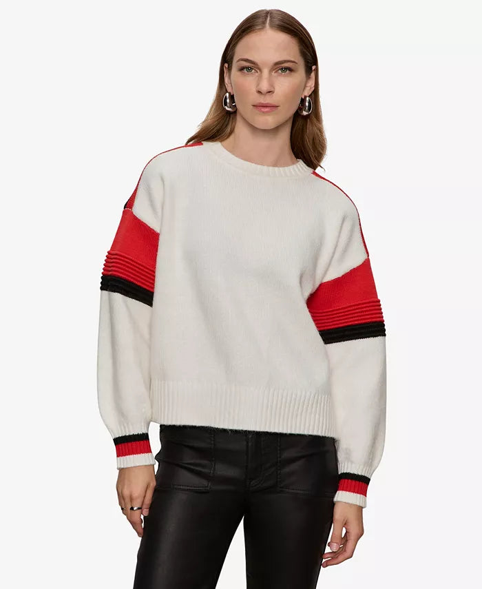 Sporty Stripe Crewneck