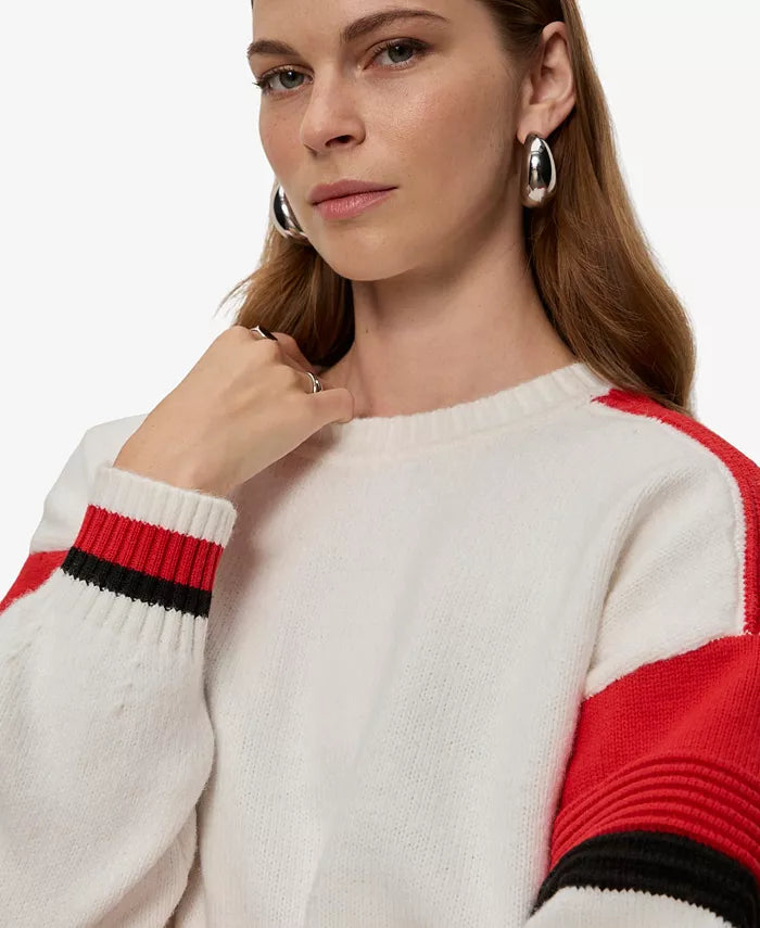 Sporty Stripe Crewneck