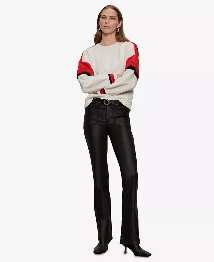 Sporty Stripe Crewneck