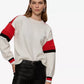 Sporty Stripe Crewneck