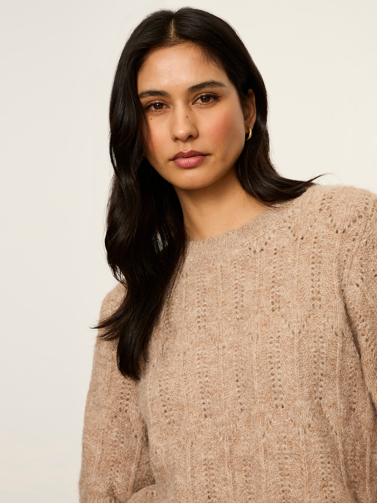 Pointelle Sweater Tee