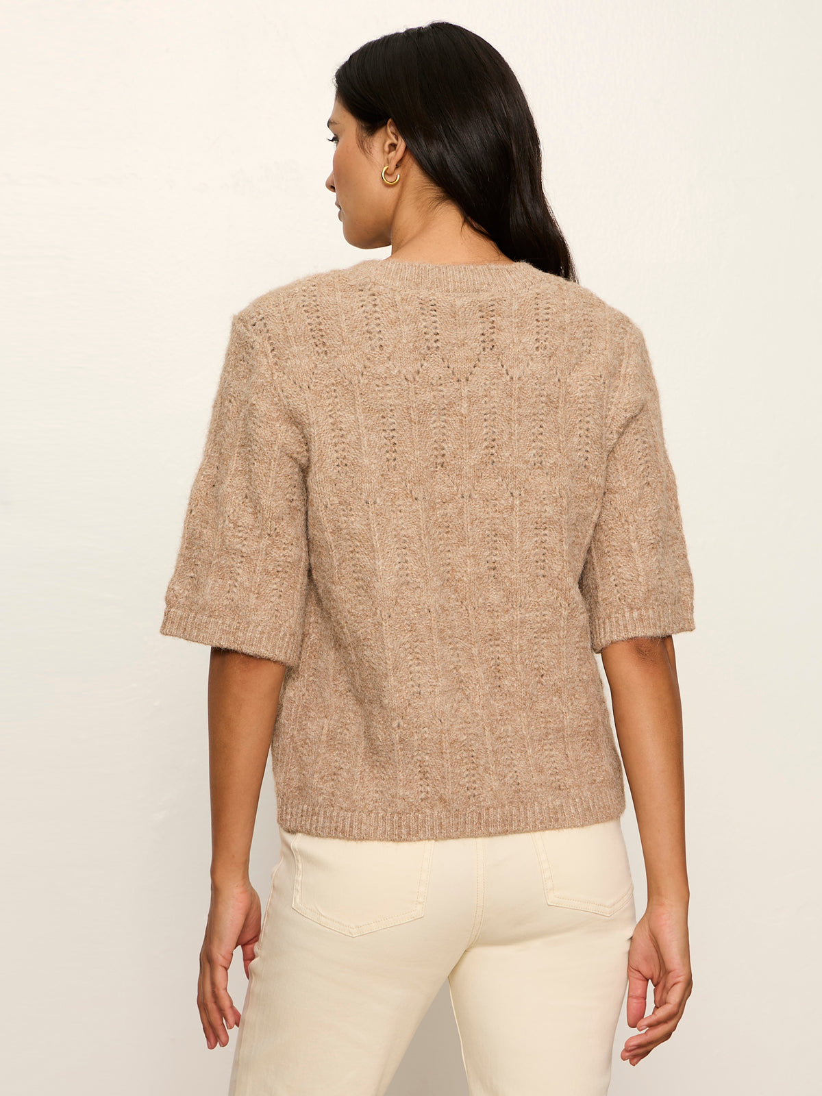 Pointelle Sweater Tee
