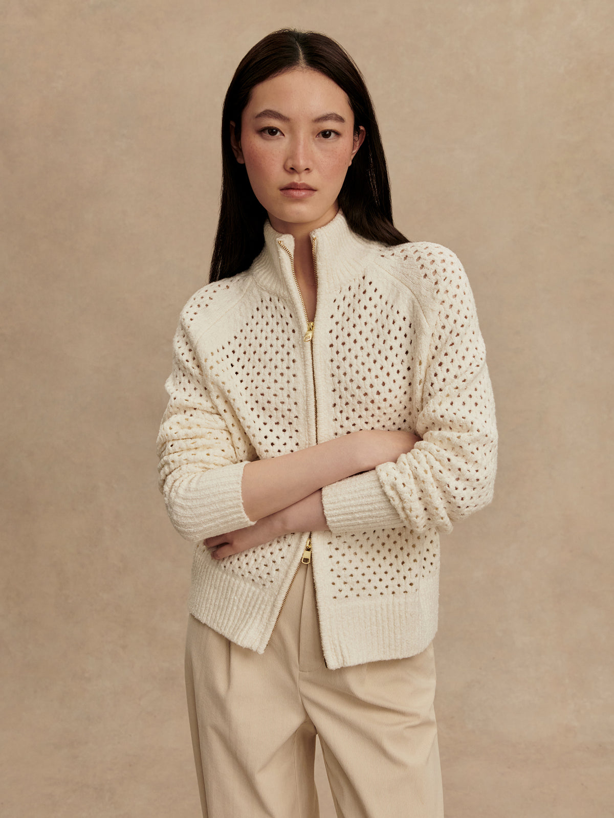 Mandy Boucle Knit Jacket