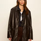 Avid Vegan Leather City Coat