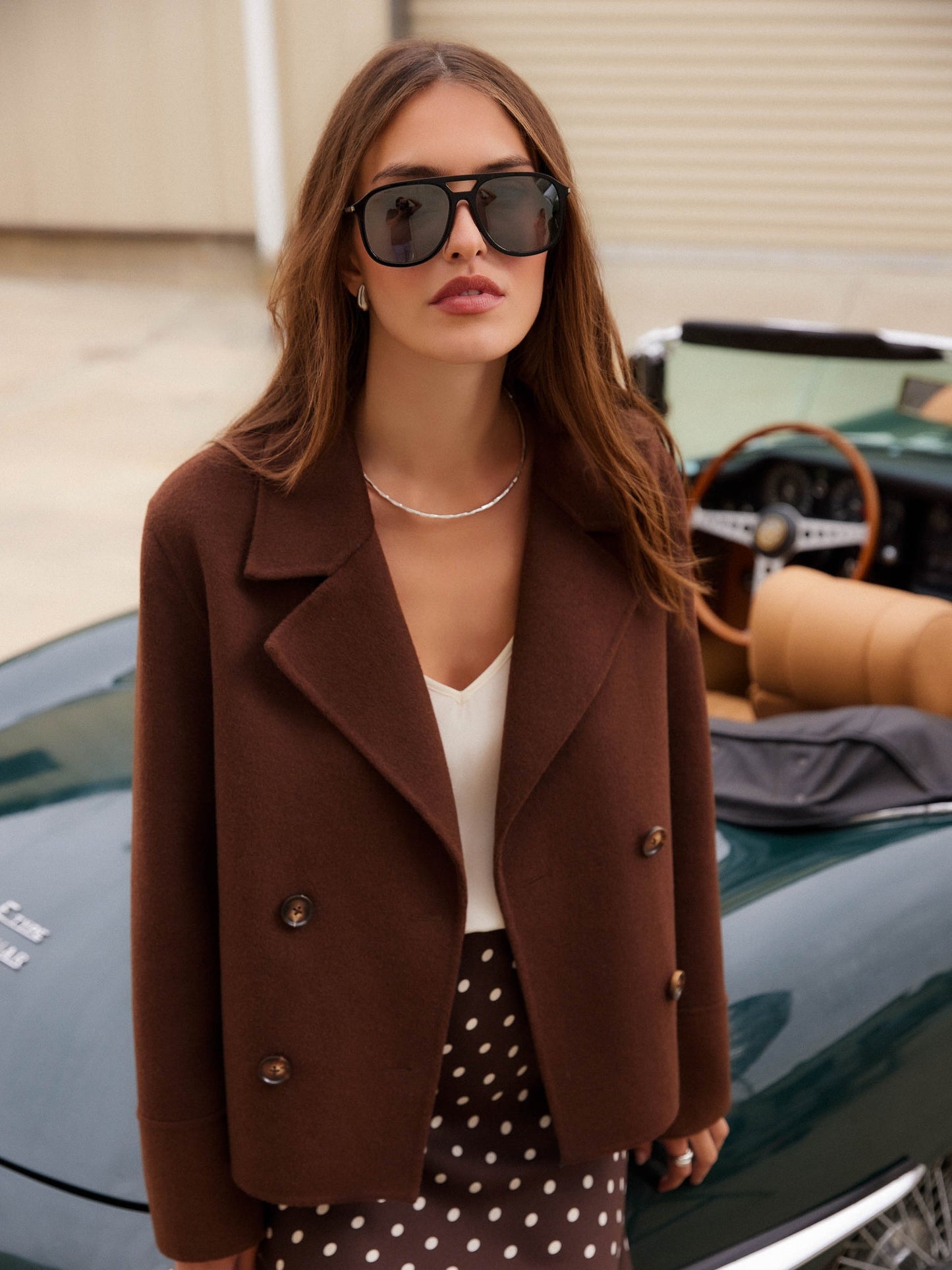 Naomi Cropped Peacoat