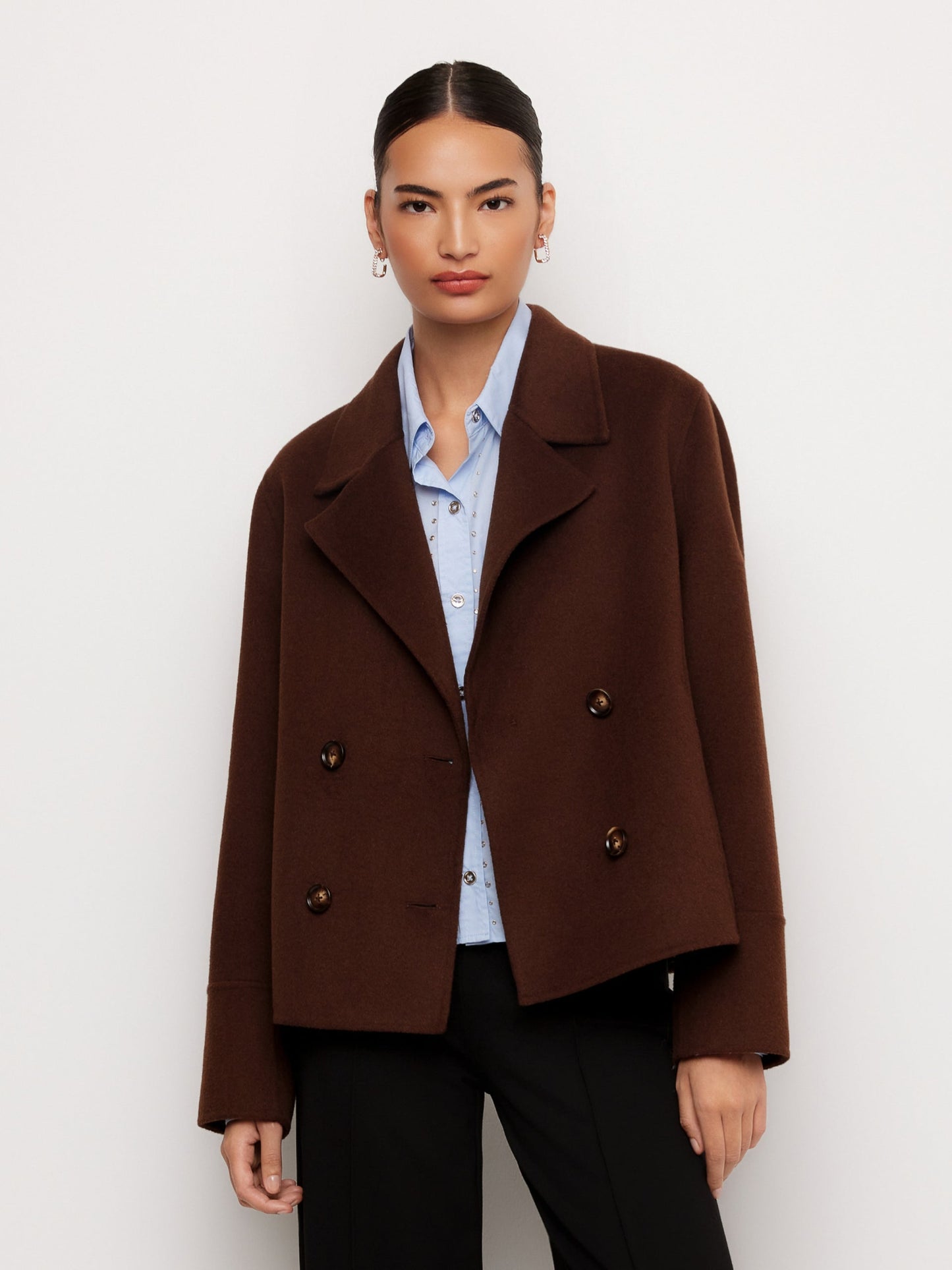 Naomi Cropped Peacoat