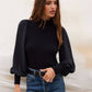 Lisette Contrast Turtleneck