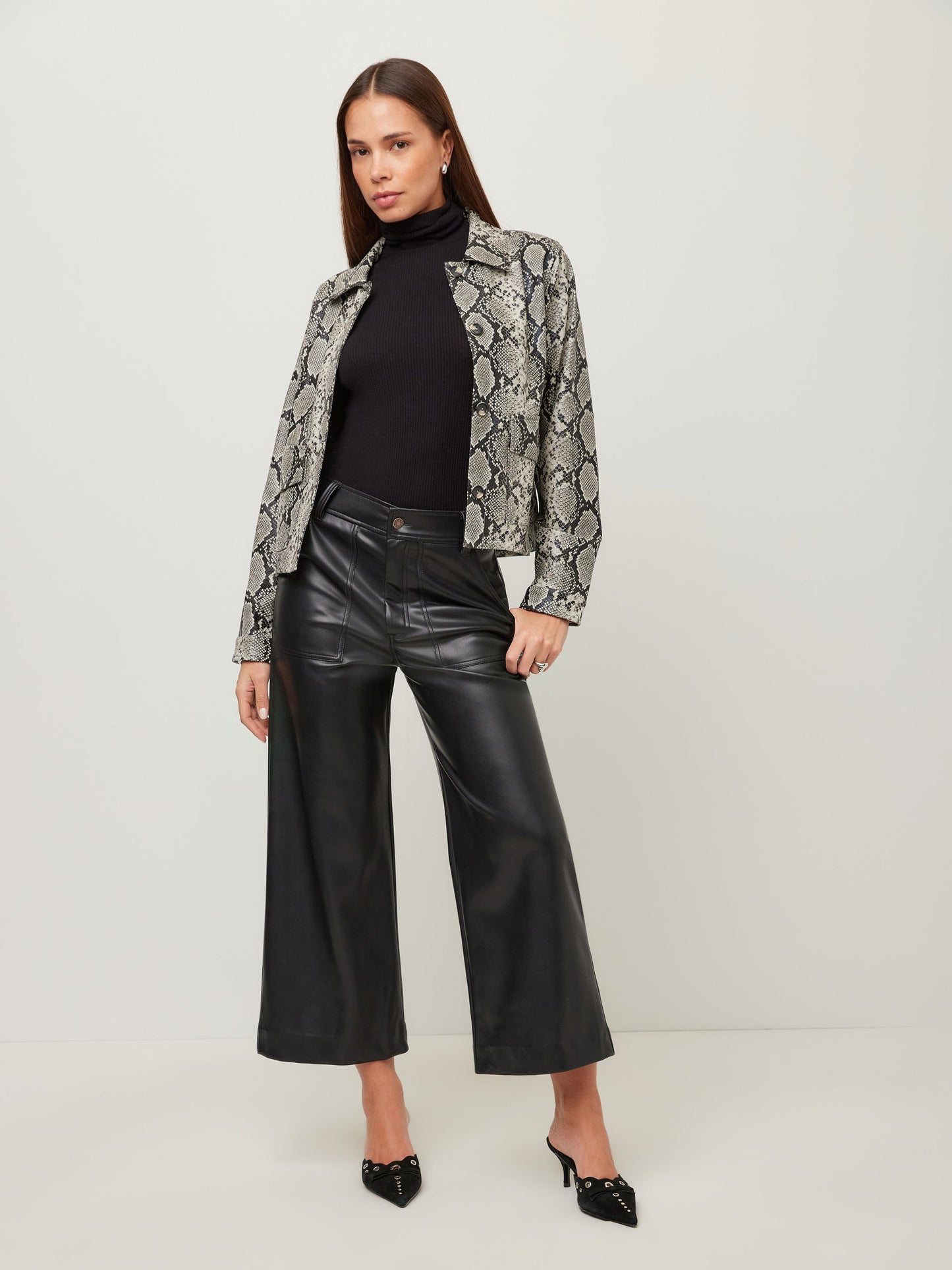 Victoria Faux Leather Jacket