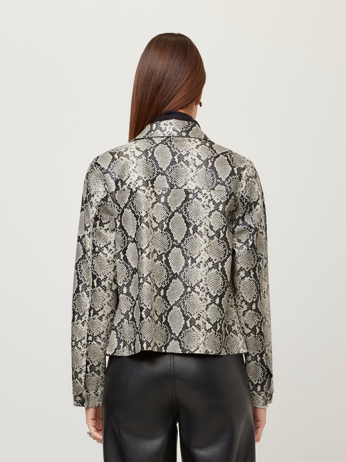 Victoria Faux Leather Jacket