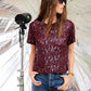 Stacey Sequin Top
