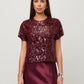 Stacey Sequin Top