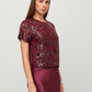 Stacey Sequin Top