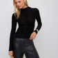 Velvet Ruched Top