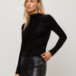 Velvet Ruched Top