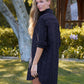 Mary Shirtdress Textured Flowers