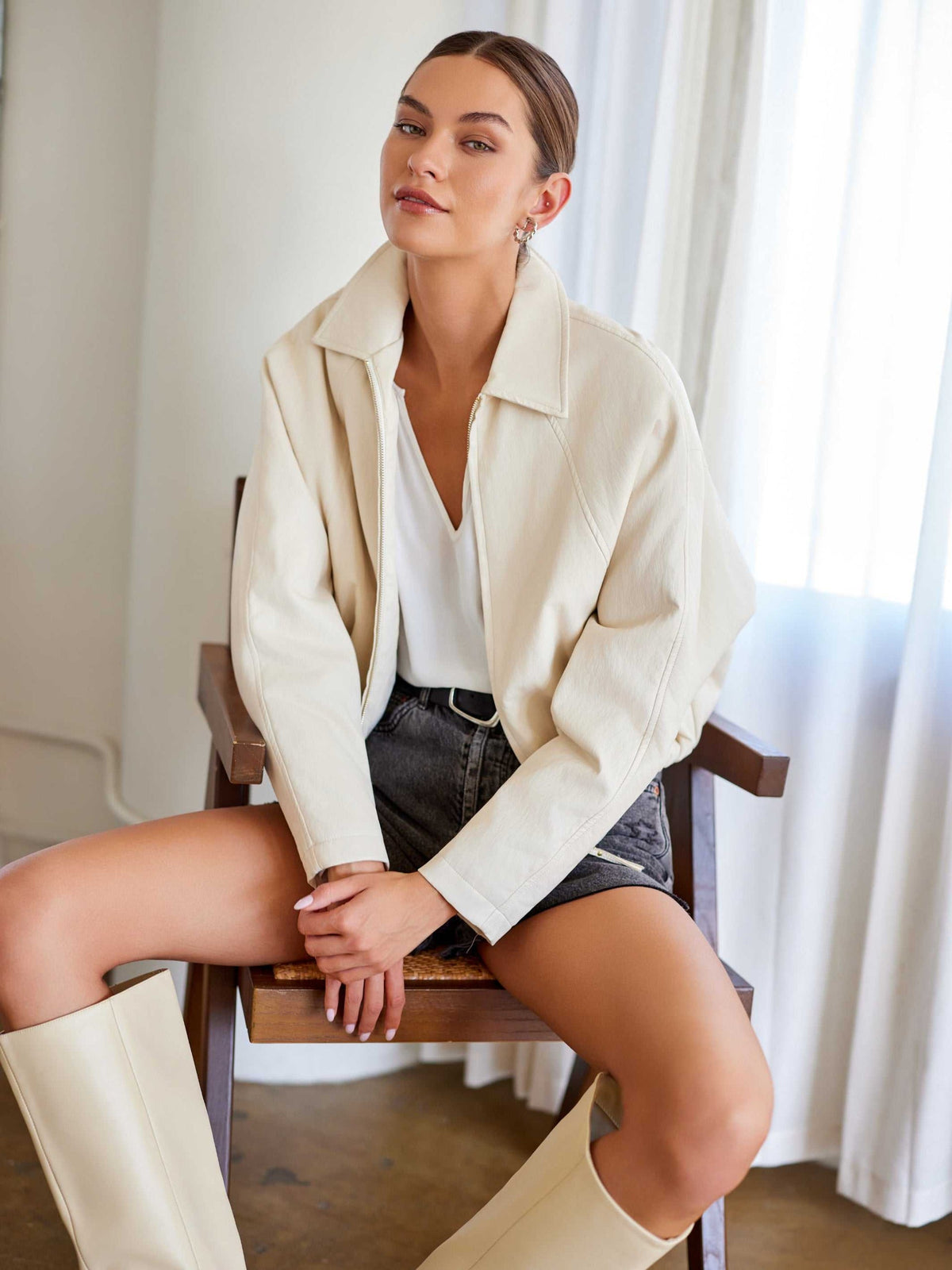 Regin Faux Leather Jacket