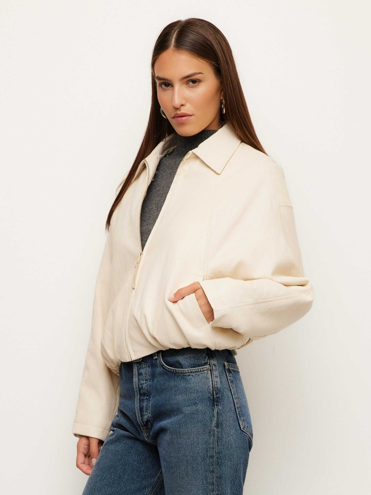 Regin Faux Leather Jacket