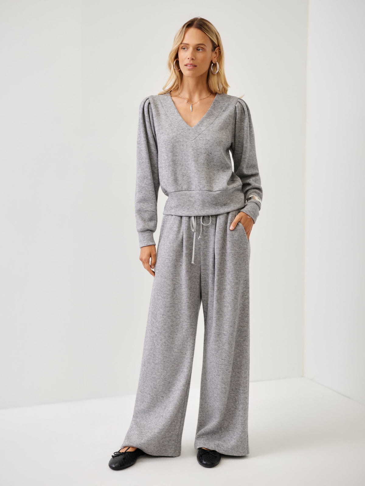 Jenny Pleated Sweat Pant