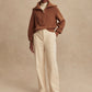 Maura Half Zip Rib Knit