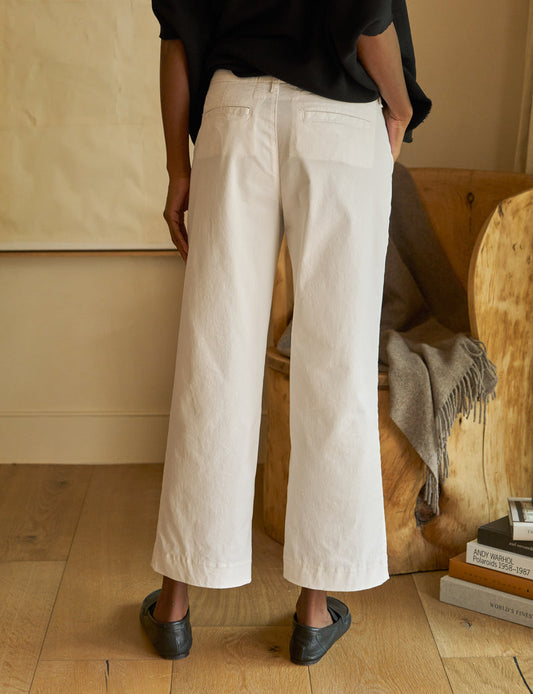 Italian Wide Leg Chino