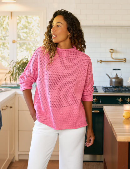 Monterey Pointelle Sweater