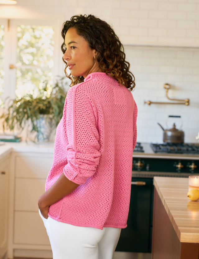 Monterey Pointelle Sweater