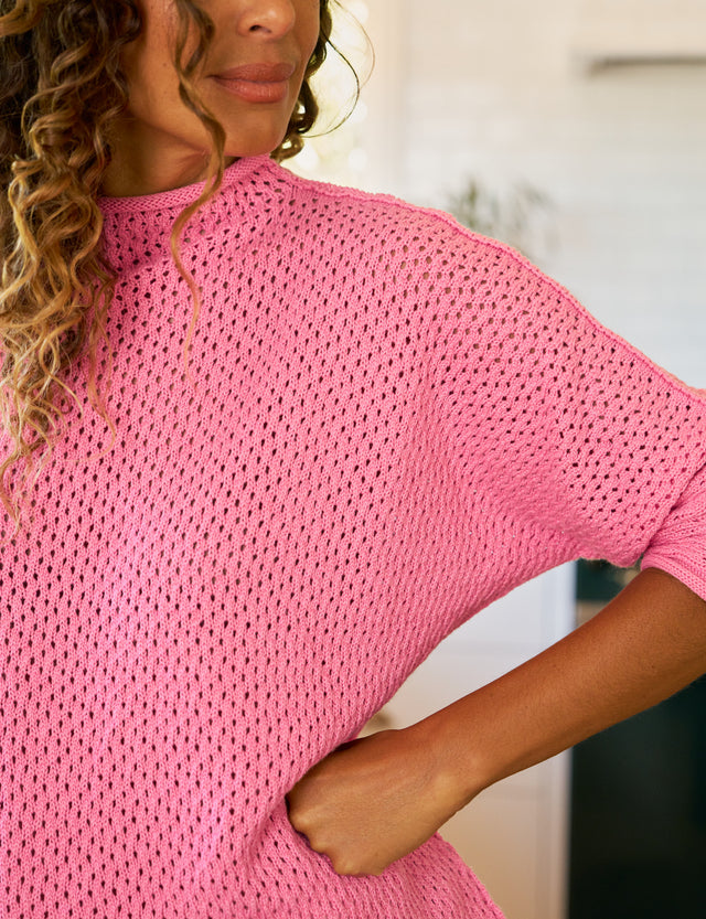 Monterey Pointelle Sweater