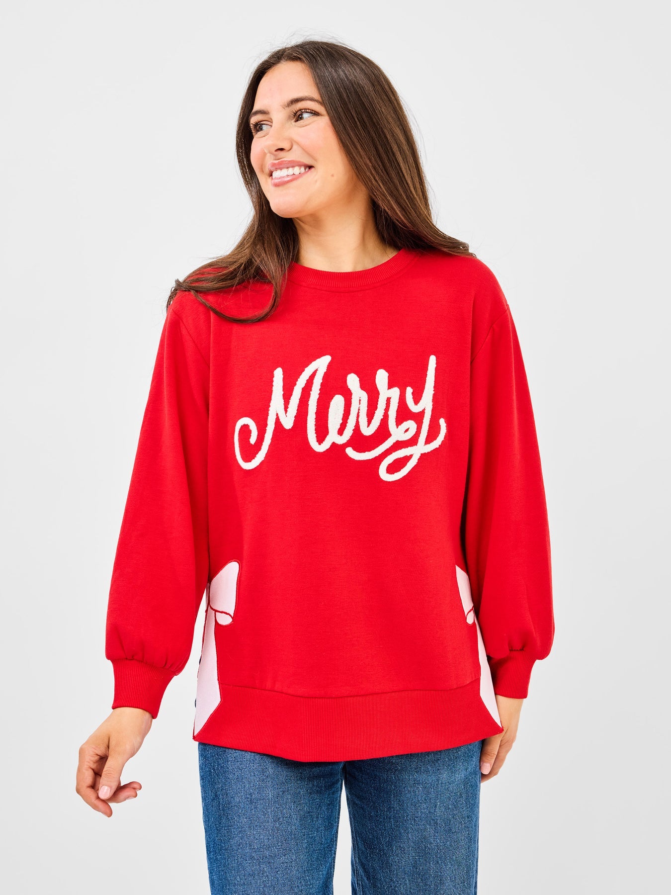 Merry Bow Sweatshirt
