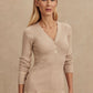 Blanca V-neck Rib Knit Top