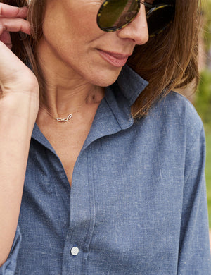 HUNTER Step-Hem Shirtdress