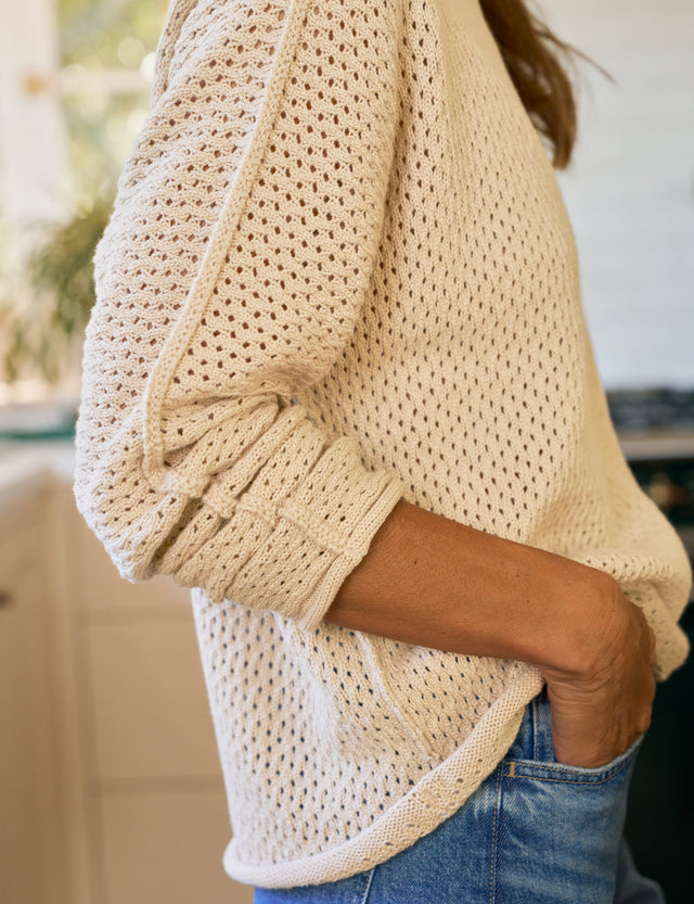 Monterey Pointelle Sweater
