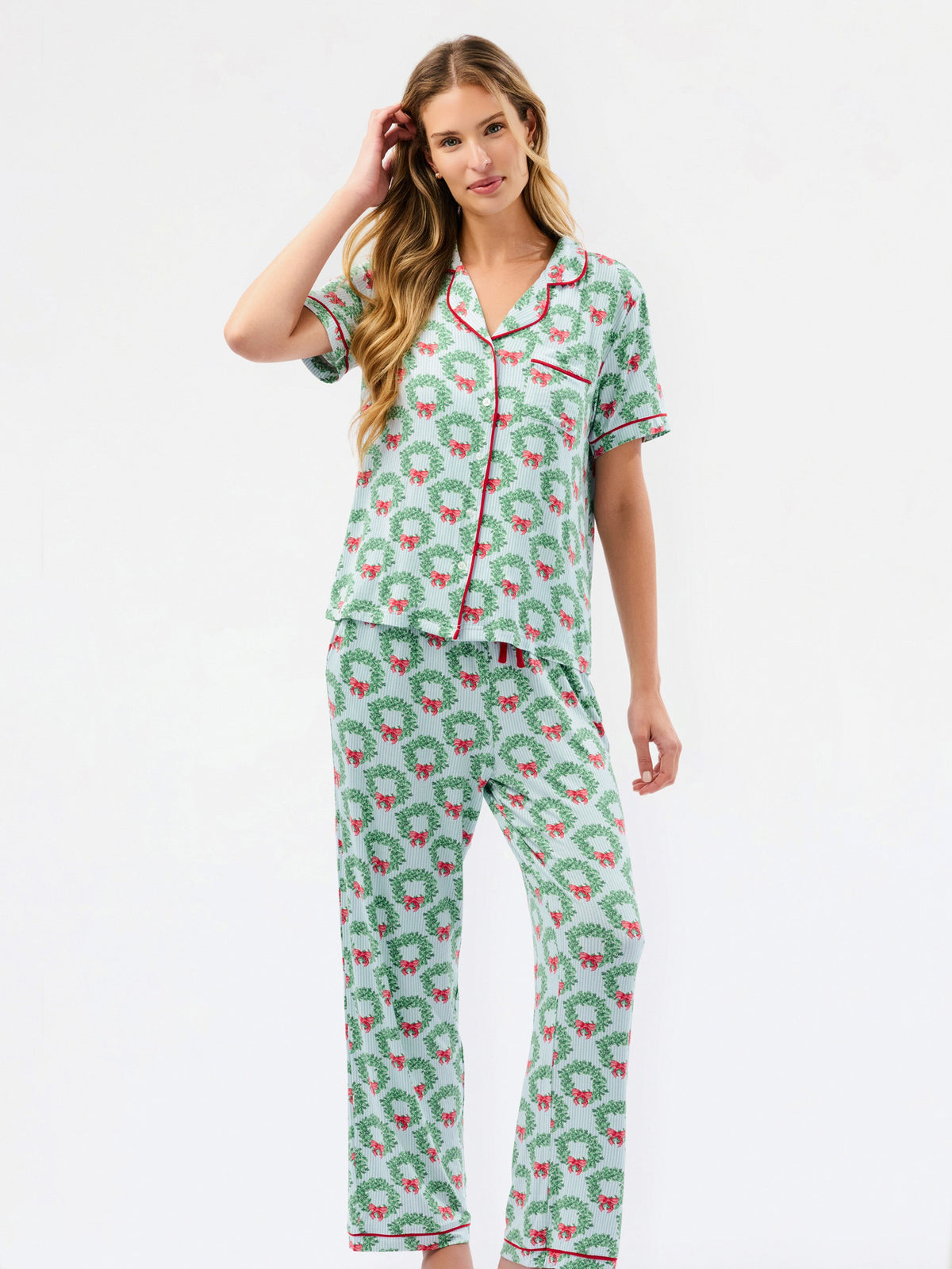 Charlotte Wreath & Ribbon PJ's