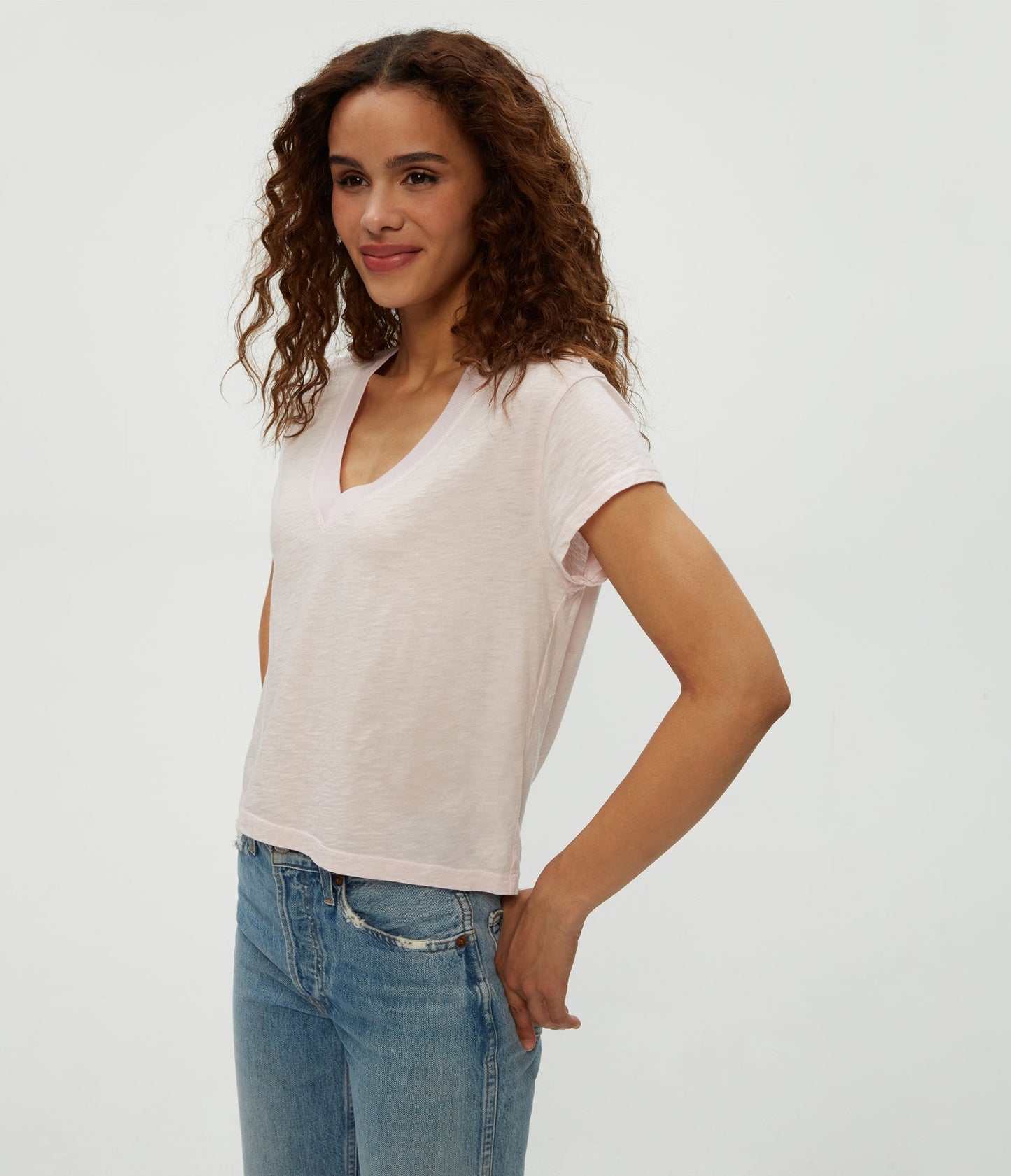 Harlan Crop V-Neck