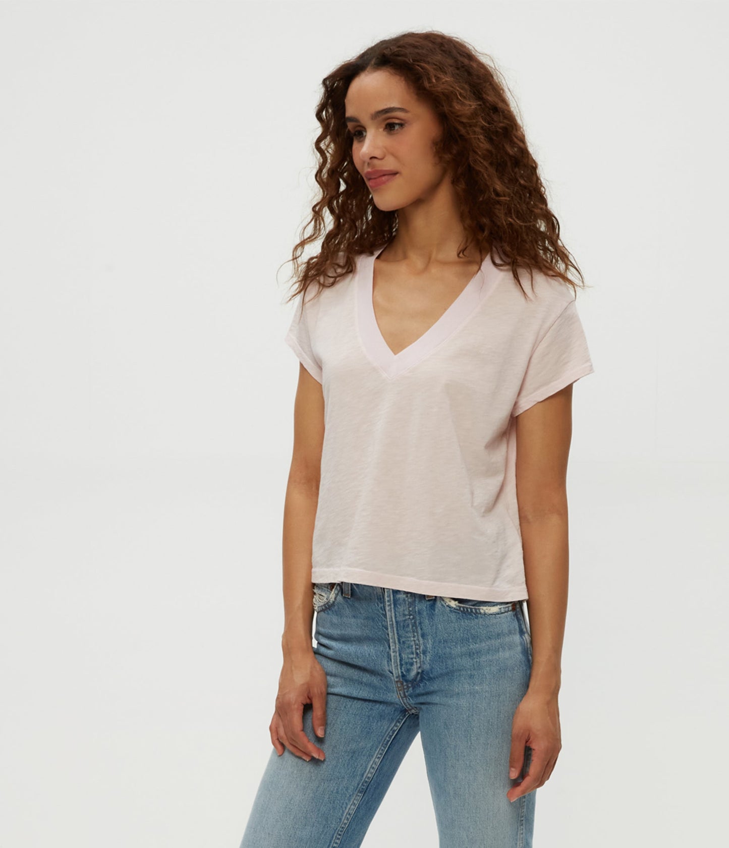 Harlan Crop V-Neck