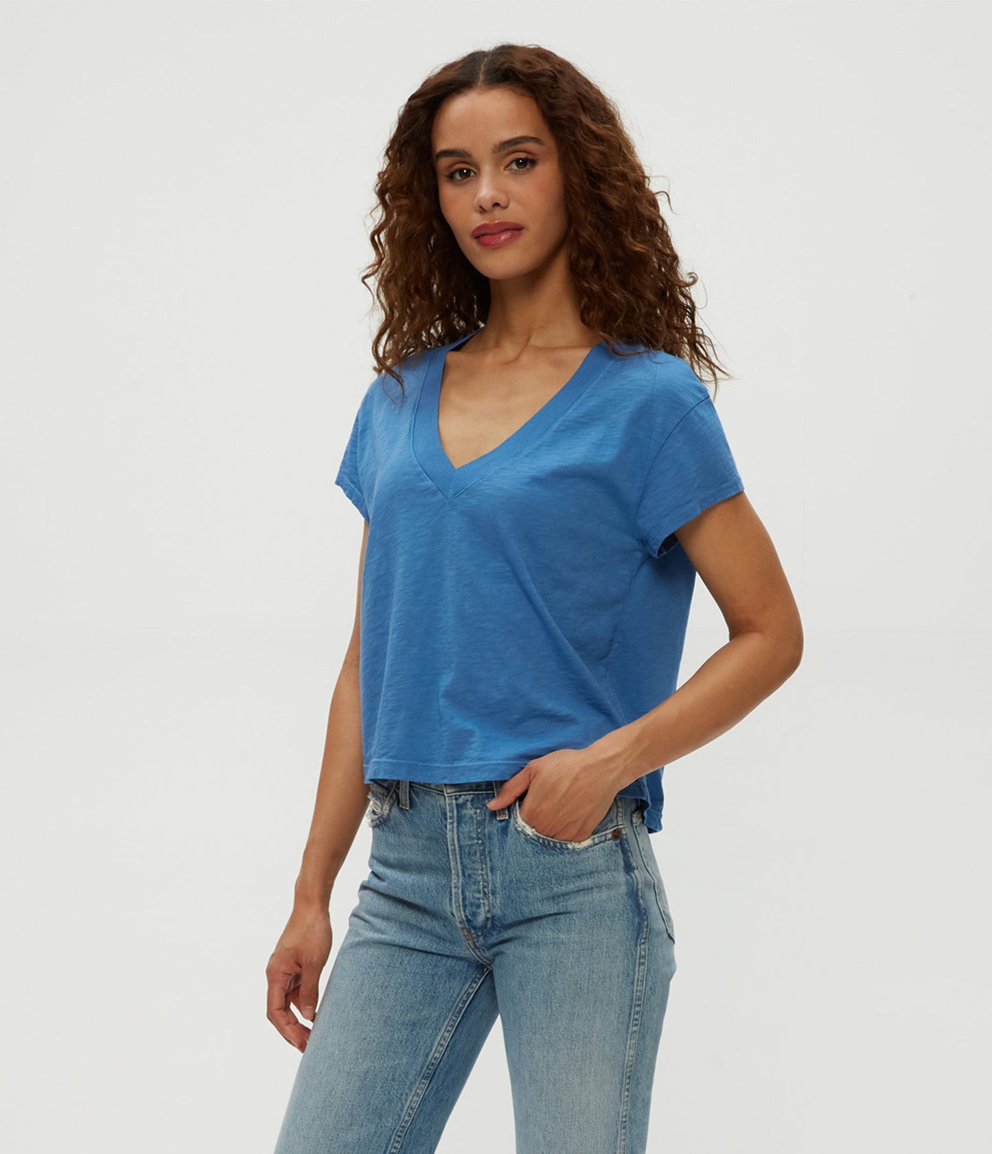 Harlan Crop V-Neck